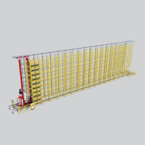 單巷道堆垛機(jī)托盤庫